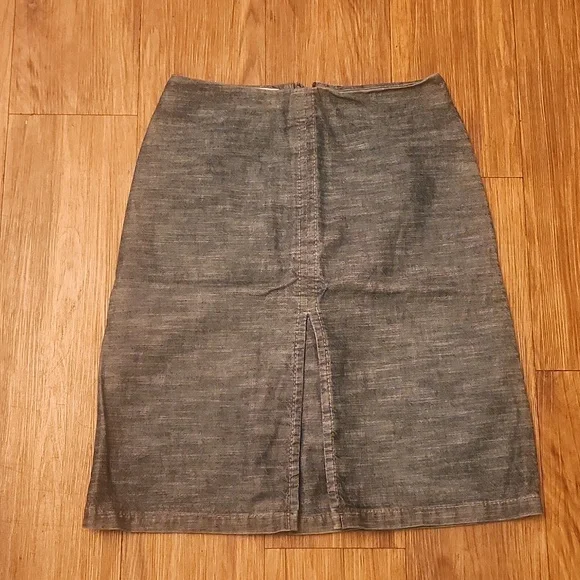 A|X Armani Exchange Dark Grey Denim Skirt size 0 - Picture 1 of 3